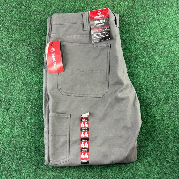 Wolverine Other - Wolverine Duralock Steelhead Pants Men 44 x 32 Gray Relaxed Fleece Lined Utility